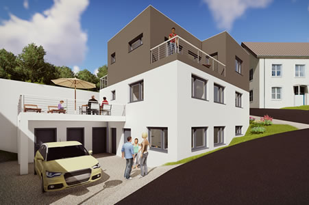 Maisons ~ feine Immobilien: Neubauwohnung in ruhiger Berglage in Landshut
